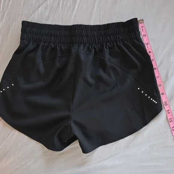 All In Motion Women's Black Athletic Shorts with Elastic Waistband - Picture 3 of 7